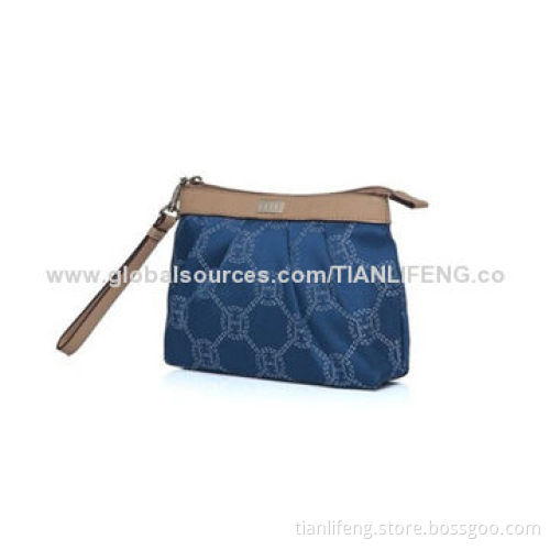 Cotton and PVC Cosmetic Bag for Travel